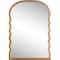21" x 30" Arch Wall Mirror in Wavy Wood Frame by Ashland®
